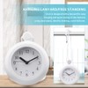 DASNTERED Bathroom Hanging Clock, Waterproo-f Bathroom Shower Clock Dual Purpose