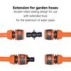 HAOBIN Pack of 8 1/2 Inch Double Plug Hose Connectors