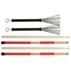 Drum Stick Brush Set Jazz Retractable Metal Wire 5A Bamboo