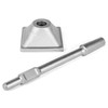 XtremepowerUS Tamper Shank and Plate for Jack Hammer Bit Electric