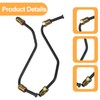 Yojunauto Front Brake tube Caliper To Flex Hose Compatible with