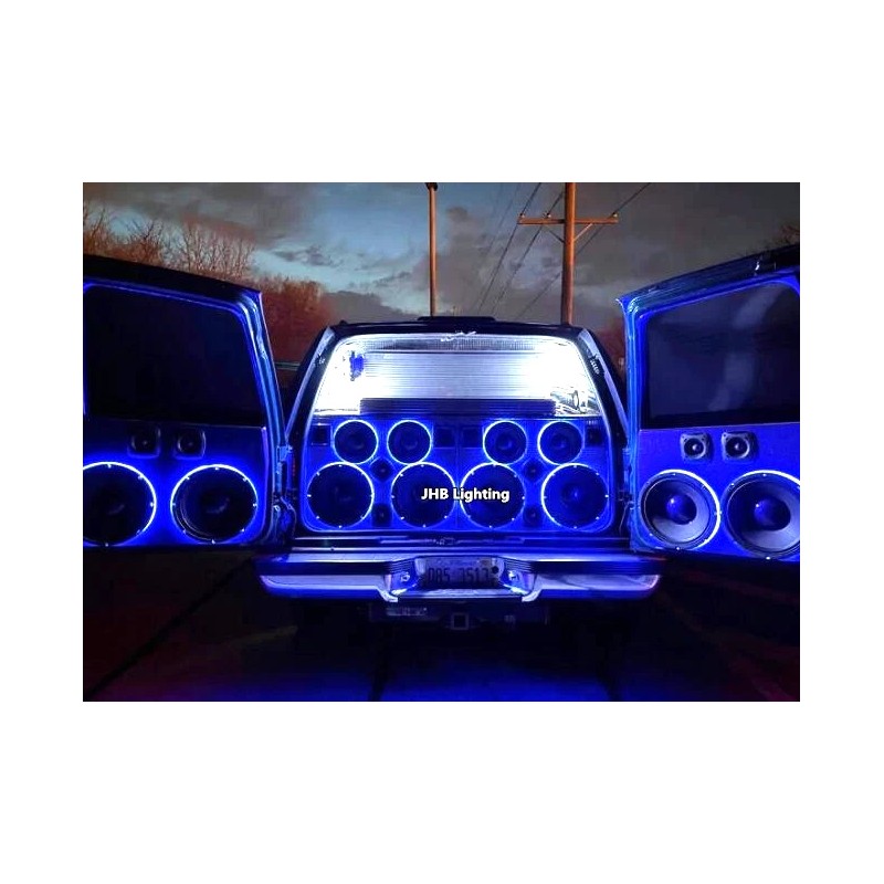 JHB Set 2PCS 6.5" Remote APP RGB Color LED Rings