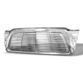 TLAPS 7422453784758 Compatible With 2005-2011 Toyota Tacoma Chrome Dragon Mesh Front Bumper Grill Grille