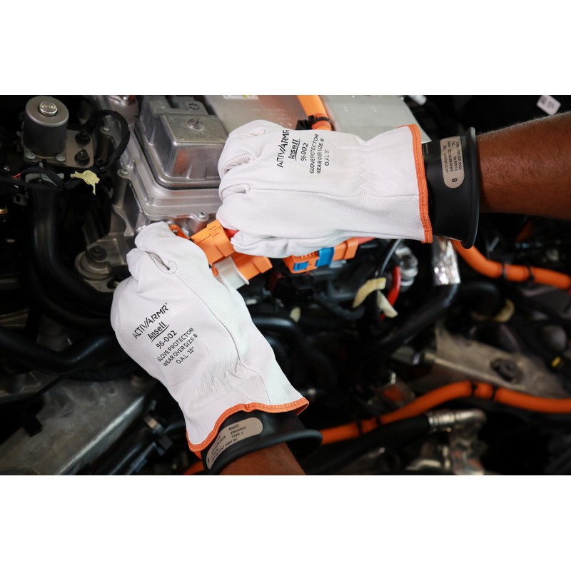 Ansell ActivArmr 96-002, Electrician Work Gloves, Electrical Protection Class 00