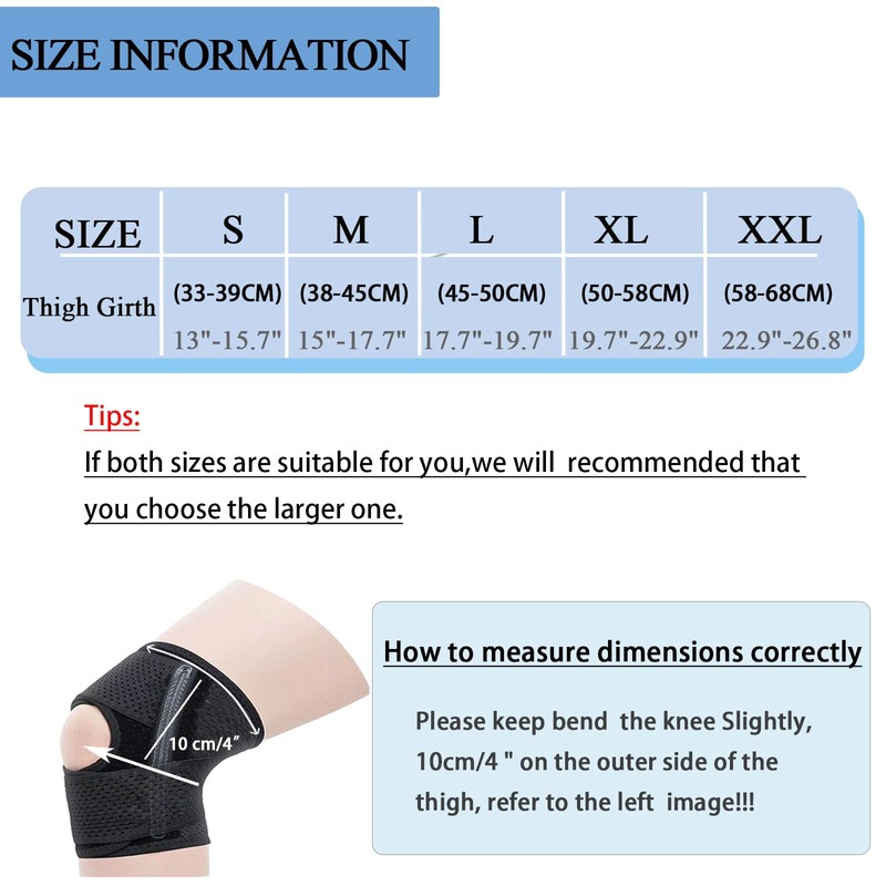 NELLHOMY Professional Knee Brace with Side Stabilizers,Medical Knee Support for