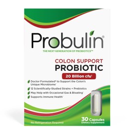 Probulin Daily Care Probiótico, Colon Support 30 Capsules                                                                                             