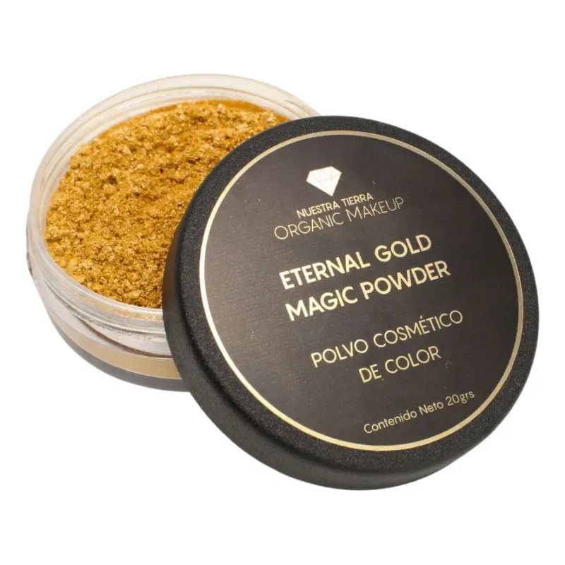 Polvo Cosmetico De Color 20grs Eternal Gold Magic Powder Tono