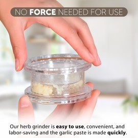 KeyClover Garlic Press Kitchen Gadgets – Garlic Mincer Manual Pressed Chopper – Easy Extraction Garlic Mincer Tool for Garlic, Ginger, Herbs, Nuts – Dishwasher Safe Impact Resistant Garlic Dicer