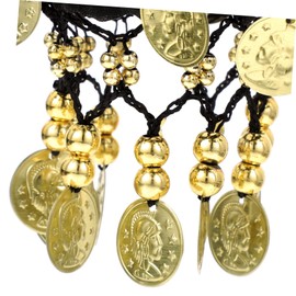 Gadpiparty 2sets Stylish Women's Anklet Ankle Jewelry Coins for Dance Performance Wedding Evening Party Cosplay 2pcs*2