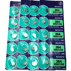Sony 20 PACK Sony 364 SR621SW SILVER OXIDE LR621 (GOOD EXPIRE 10/32) FREE TRACKING