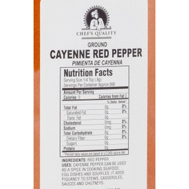 Ground Cayenne Red Pepper Powder- Chefs Quality, 1 LB (16Oz)