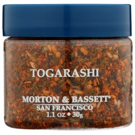 Morton & Bassett Togarashi Seasoning, No MSG, Non Irradiated, 1.1 Ounces (Pack Of 3)