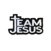 Team Jesus Iron On Patches Embroidered Applique Iron On for