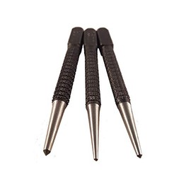 Dtacke 3pc High carbon steel Non Slip Automatic Center Punch Set DIY Marking Tool Metal Wood Scribe Marking Tool