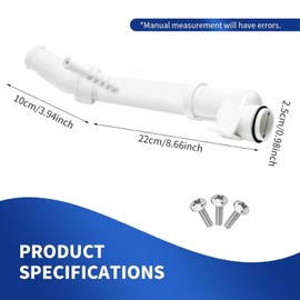 YOSUPV 9-100-1002 Feed Pipe/Timer Blank Assembly - Compatible with Polaris Vac Sweep 360 Pool Cleaner