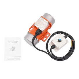 50W Concrete Vibration Motor with Speed Controller, AC 110V 3600RPM Aluminum Alloy Case Electric Vibration Motor, Brushless Pure Copper Vibration Motor for Shaker Table (50W)