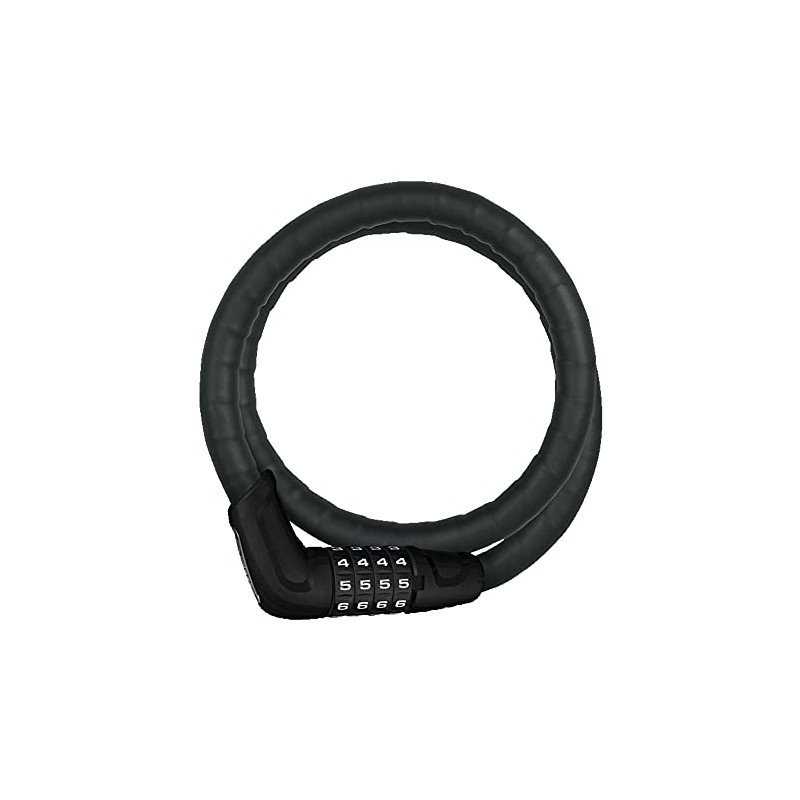ABUS Armoured Cable Lock Steel-O-Flex Tresorflex 6615C, Combination Lock, Made