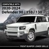 G-PLUS Front Bumper Lower Grille Compatible with Land Rover Defender