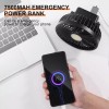 Odoland Camping Rechargeable Fan with Lantern, 7500mAh Battery Operated Fan