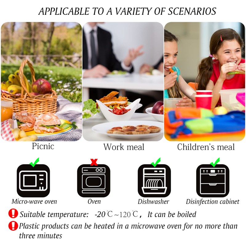 Travel Utensils with Case, Reusable Plastic Cutlery, Travel Cutlery Set,