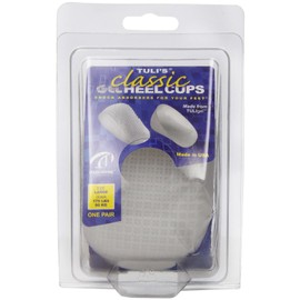 PediFix Tuli's Heel Support Heel Cup Gel Heel Protection Cushion (P85-LRG) Footbed Heel Pad