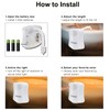 LAVAED Toilet Light Motion Sensor 8 Colors Changing,LED Glow Bowl