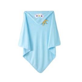 JN&LULU Organic Cotton Fabric Hooded Towel for Kids & Toddlers, Ideal at Bath, Beach, Pool