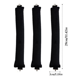 Locken Ohne Hitze, 3 Stück Lockenwickler über Nacht, Locken Ohne Hitze für Lange Haare, Hitzefreier Lockenstab für alle Haartypen, DIY Heatless Curls Band Frisurenset