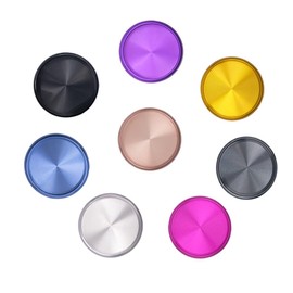 ITSYHPRO 11pcs 1" Metal Discbound Expansion Discs Mixed Colors DIY Planner Premium Discs for Discbound Notebook Expander Metal Disc 2025(Mixed,1 inch/24 mm)