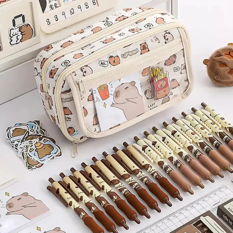 Yx Estuche Para Lápices Capibara, Tamaño Grande, Para B