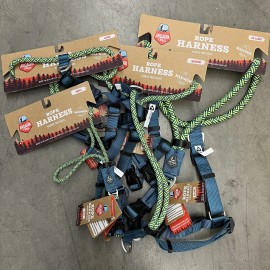 Arcadia Trail NWT Arcadia Trail Rope Harness Dog Puppy Green Blue Unisex Pick A Size - XXL