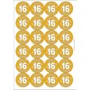 Hooray 16 Sixteen Sixteenth 16th Birthday Circular Matt Paper Stickers