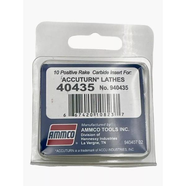 AMMCO 10 AccuTurn 40435 / 433796 Positive Rake Carbide Brake