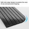 Ruedamann Threshold Ramp, Durable Solid Rubber with 2200lbs Load Capacity,
