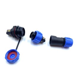 Connector Plug Aviation Plug SP13 3 Pin Solderless Aviation Plug IP68 Waterproof and Dustproof Aviation Plug for Outdoor Lamps Uses 250V 13A (14AWG Cable Screw Crimp)