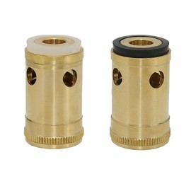 2 Pcs B-21K Faucet Handle Stem/Spindle Cartridge Kits Replacement, for Hot&Cold Sides