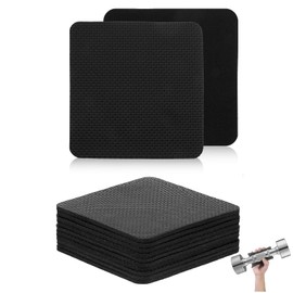 MDUPPE Pack of 20 Grip Pads for Weightlifting, Neoprene Workout Pads for Bodybuilding, Fitness, Strength Training, Alternative for Training Gloves, Black