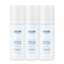 Atomy Homme Energizing All-in-One 80ml x 3 / 애터미 옴므 에너자이징 올인원 80ml x 3개