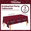 Gatherfun Graduation Tablecloths Graduation Party Table Decorations Waterproof Plastic Rectangular