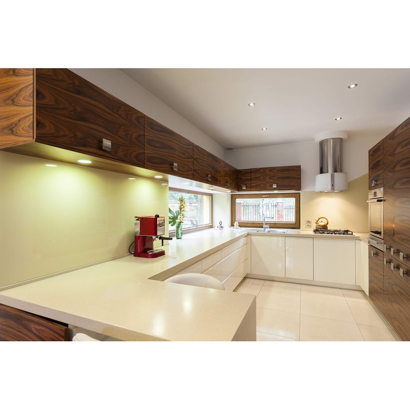 Luceco Fixed Fire Rated GU10 Downlight, Brushed Steel Alloy Steel