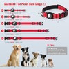 Taglory Collar Reflectante Airtag para Perros con Soporte Airtag, Anillas