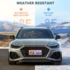 QiqaMole Silicone License Plate Frames, License Plate Holder for US