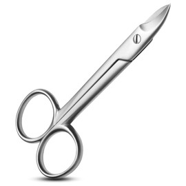 Nail Scissors for Men and Women | Curved Blades Cuticle Toenail for Precise Manicure, Pedicure, Eyebrow, Eyelash, Nose, Beard, Mustache & Hair Trimming, Professional Grooming Shears | Multipurpose