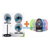 RIVERSOFY 2 Pz Ventilador De Pedestal, 18 Pulgadas,piso,pared + Regalo