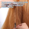 20 Pcs Bead Threader,Black Hair Extension Loop Tool,Flexible and Durable,Suitable