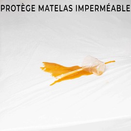100% Polyester Waterproof Dust Mite Proof Mattress Protector 25cm Deep Size 90x200cm