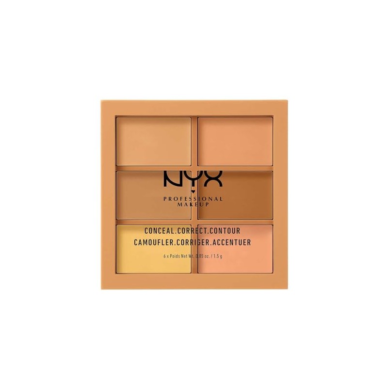 Nyx Professional Makeup, Paleta de correctores, Tono Medium