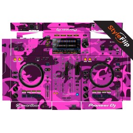StyleFlip Skins Pioneer XDJ-RR | Pink Camo | Protective Decal | StyleFlip Skins