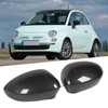 2 Pcs Door Side Rearview Mirror Cover Cap Left Right
