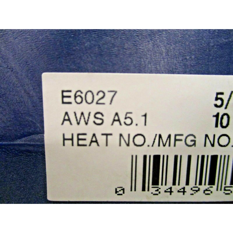 Washington Alloy E6027 Premium Welding Electrodes 10 Pound Sealed Pack
